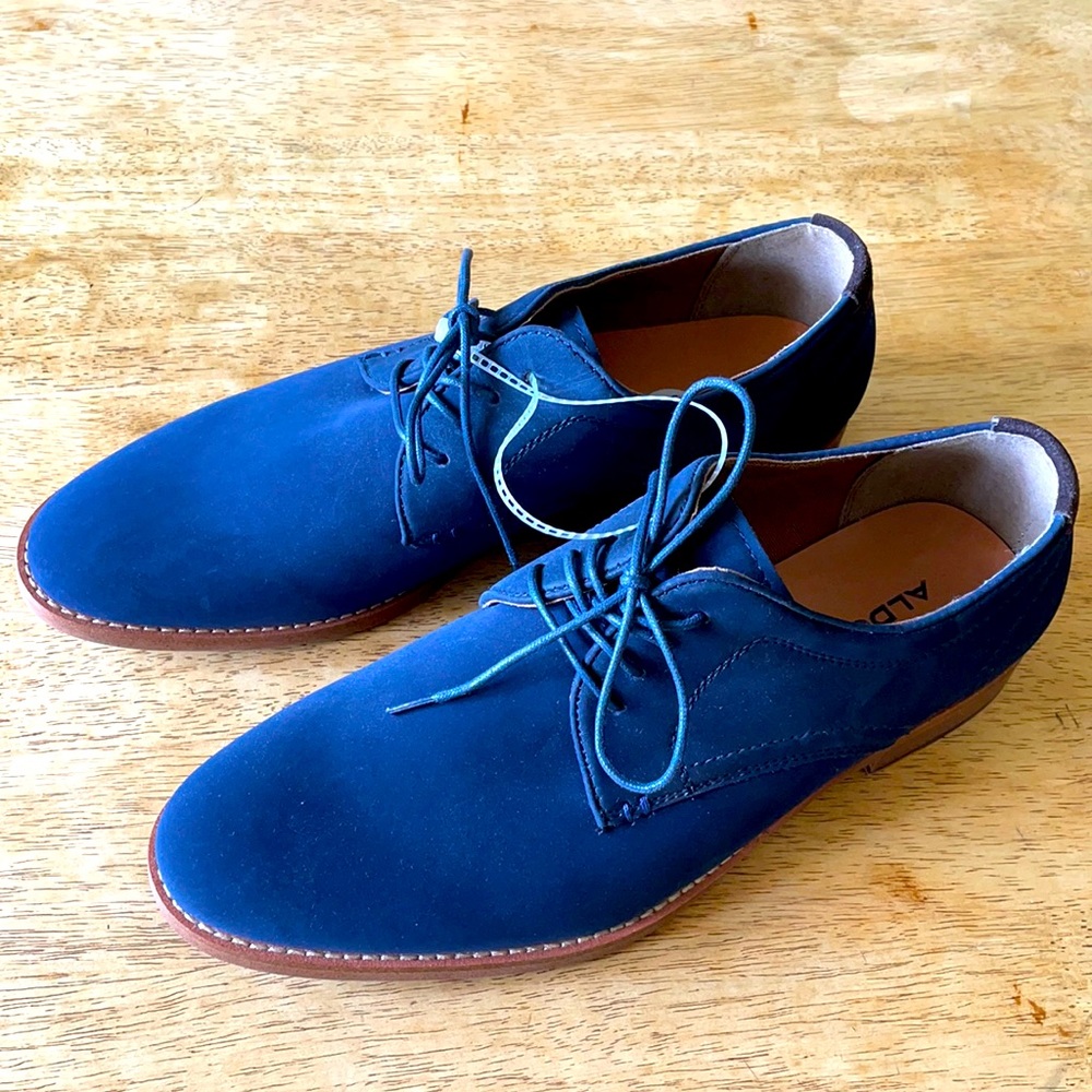 ALDO men’s navy Oxford dress shoe 9.5 NWOT